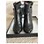 Botines Chanel de cuero negro con tacón 8cm - vista 7