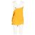 Vestido mini sem alças Adam Lippes em seda amarela Amarelo - vista 5