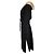 Manteau long à capuche Pavidi de Max Mara en laine noire et nude - vue 2