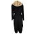 Manteau long à capuche Pavidi de Max Mara en laine noire et nude - vue 3