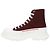 Alexander McQueen Tread Slick Stiefel 'Burgunder Weiß' Rot - Ansicht 2