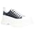 Alexander McQueen Tread Sneaker 'Navy Blue Grey' Leather Pony-style calfskin  ref.1678126