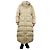 Weekend Max Mara Neutral hooded puffer coat - size UK 12