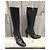 Botas Prada de cuero negro con hebilla - vista 2