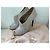 Prada Asymmetric Peep Toe Ankle Booties Grau - Ansicht 2