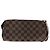 Louis Vuitton Pochette Eva in tela Damier Ebene Multicolore - vista 8