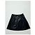 Falda de gabardina de cuero Burberry Negro - vista 8