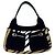 Salvatore Ferragamo Borsa Gancini in pelo di pony Ferragamo Nero