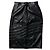 Loewe Vintage Leder Bleistiftrock Schwarz
