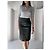 Loewe Vintage Leder Bleistiftrock Schwarz - Ansicht 7