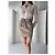 Gonna mini plissettata MM6 Margiela Marrone - vista 4