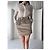 Gonna mini plissettata MM6 Margiela Marrone - vista 5