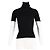 Camiseta de gola alta Alexander Wang em algodão preto - vista 4