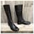 Botas Prada de cuero negro - vista 3