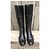 Botas Prada de cuero negro - vista 4