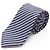 Cravate en soie Enrico Coveri Marine/Rose