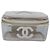 CHANEL COCO Mark Vanity Pouch Vinyl Clear Gold CC Auth yk14951 Golden - view 13
