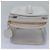 CHANEL COCO Mark Vanity Pouch Vinyl Clear Gold CC Auth yk14951 Golden - view 4