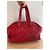 Chanel Boston Bowling Tasche Lammleder Rot - Ansicht 2
