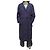 Abrigo impermeable Burberry de gabardina de algodón morado Morado oscuro