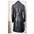 abrigo de flor de cuero Alberta Ferretti talla 38 Negro - vista 5