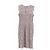 Red Valentino Abito in pizzo Valentino al ginocchio in cotone grigio - vista 5