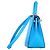 Borsa Hermès Kelly Sellier 25 in pelle Courchevel blu Blu chiaro - vista 2