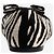 Salvatore Ferragamo Schwarze Zebra Carolina Pony-Haar Ballettschuhe - Größe EU 36 - Ansicht 3