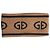Goldbergh Fascia per capelli tiara marrone chiaro e nero