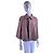 Abrigo corto Junya Watanabe estilo poncho lana Multicolor
