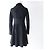 Emporio Armani Damen Lammfell langer Mantel schwarz - Ansicht 3