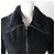 Emporio Armani Damen Lammfell langer Mantel schwarz - Ansicht 4