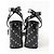 Sandali Shake Line da donna Louis Vuitton neri - vista 3