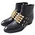 Hermès Botas de Tobillo de Cuero HERMES Medor Collier de Chien Negro Oro