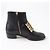 Hermès Botas de Tobillo de Cuero HERMES Medor Collier de Chien Negro Oro - vista 6