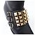 Hermès Botas de Tobillo de Cuero HERMES Medor Collier de Chien Negro Oro - vista 9