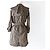 Abrigo trench de nylon leopardo Louis Vuitton marrón - vista 3