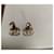 Cambon Orecchini Chanel a clip oro perla e strass Gold hardware  - vista 11