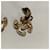 Cambon Orecchini Chanel a clip oro perla e strass Gold hardware  - vista 4