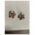 Cambon Orecchini Chanel a clip oro perla e strass Gold hardware  - vista 6