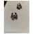 Cambon Orecchini Chanel a clip oro perla e strass Gold hardware  - vista 7