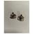 Cambon Orecchini Chanel a clip oro perla e strass Gold hardware  - vista 9