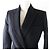 Hermès HERMES schwarze Woll-Nylon-Doppelreiherjacke - Ansicht 2