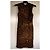 Vestido de algodón marrón Roberto Cavalli Castaño - vista 11