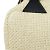 Chanel Deauville Strohhut-Rucksack Weiß Marineblau - Ansicht 7