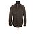Hackett London Lederjacke Khaki
