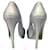 CHRISTIAN LOUBOUTIN Heels T.EU 37 Leather Blue  ref.1685569