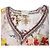 Camilla, blusa de estampado floral con strass - vista 7