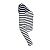 T By Alexander Wang T de Alexander Wang, top de cuello redondo a rayas Blanco Azul - vista 4