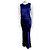 Amanda Wakeley Vestido de seda estilo sirena en azul medianoche Azul oscuro - vista 2